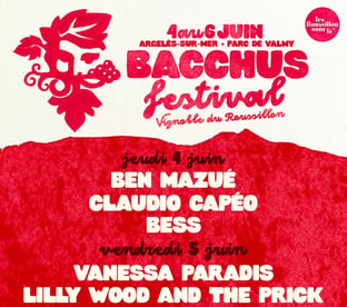 Festival Bacchus 2026 affiche