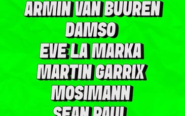 Sean Paul, Martin Garrix, Damso