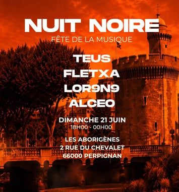 Scène Tech House avec Nuit Noire