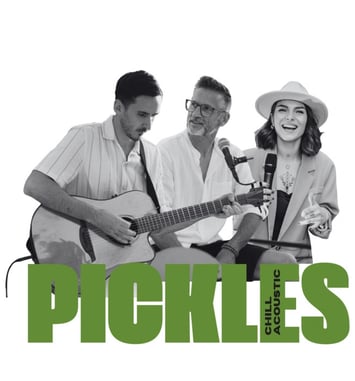 Concert de musique, groupe Pickles Trio