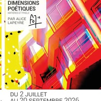 Exposition temporaire "Dimensions poétiques" Matières et pixels d'Alice Lapeyre (fo7)