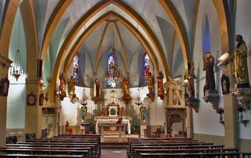 Visite guidée ou libre de l'église et du village médiéval