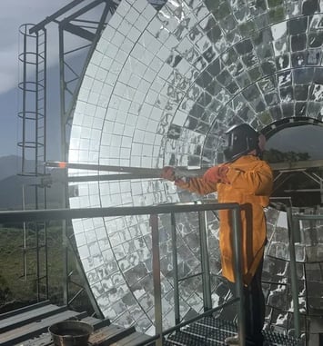 Visite guidée du four solaire de Mont-Louis