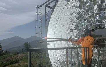 Visite guidée du four solaire de Mont-Louis