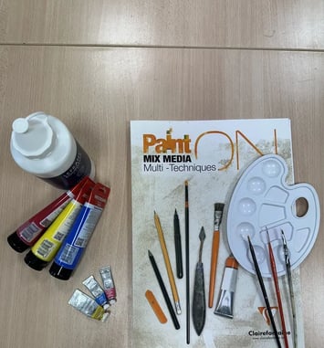 Atelier familial "Initiation à la peinture inspirée du Maître de Cabestany" par Pauline Trougnou