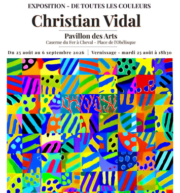 De toutes les couleurs — exposition de Christian Vidal
