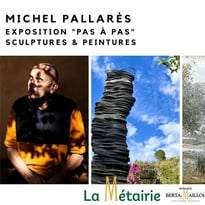 Exposition à ciel ouvert Michel Pallarès “pas à pas” sculptures