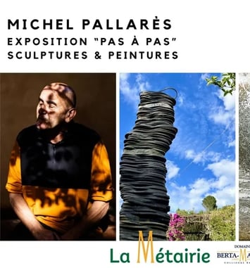 Exposition à ciel ouvert Michel Pallarès “pas à pas” sculptures