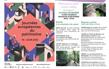 Balade à la rencontre du canal de Bohère