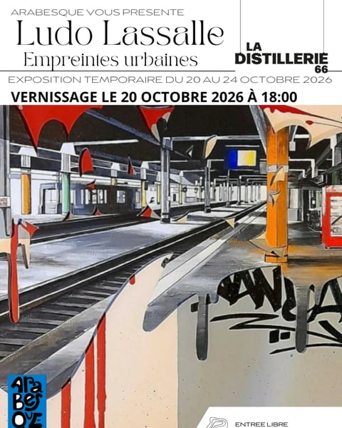 Exposition "Empreintes Urbaines" de Ludo Lassale - Chez Arabesque