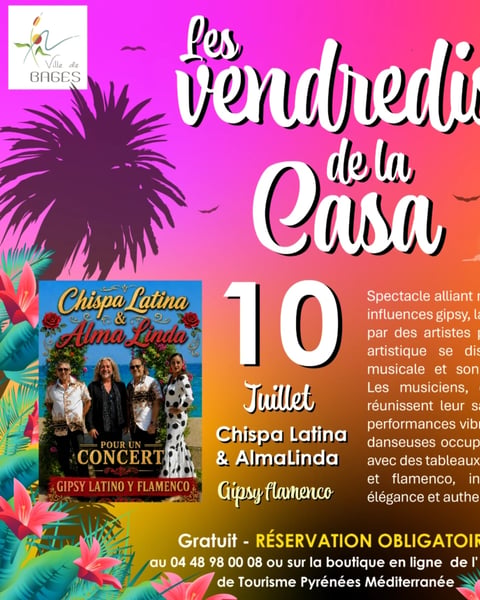 Spectacle flamenco avec Chispa Latina & Almalinda