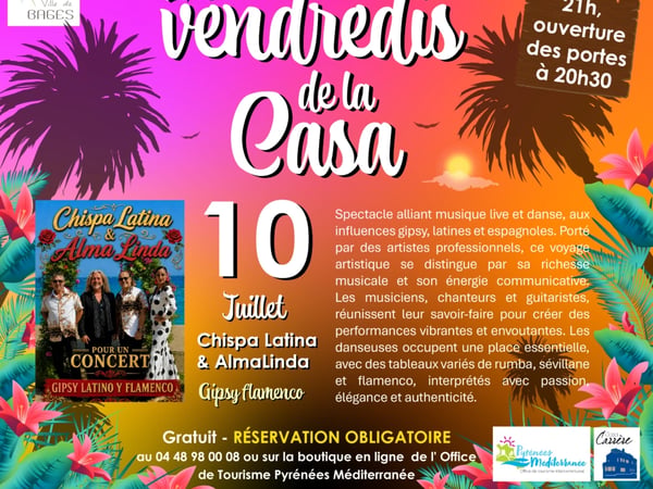 Spectacle flamenco avec Chispa Latina & Almalinda