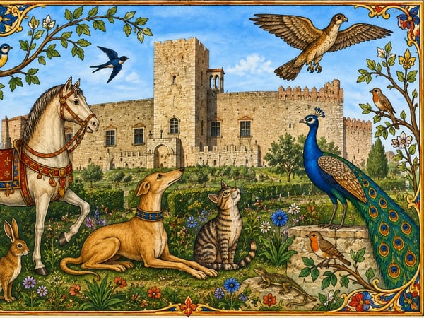 Bêtes de palais - Palais des rois de Majorque