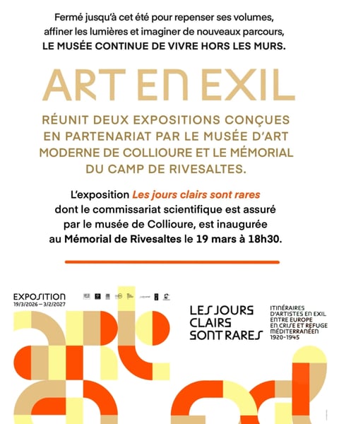 Exposition Art en exil à Rivesaltes