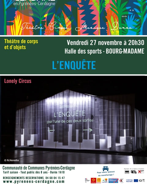 Saison Cerdane - L’enquête – Compagnie Lonely Circus : théâtre d’objets et de corps