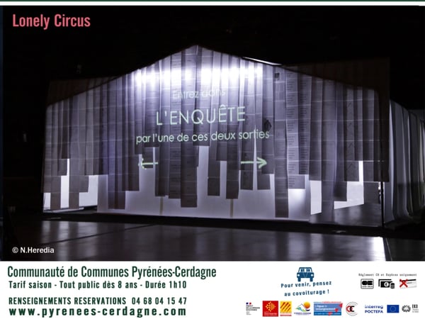 Saison Cerdane - L’enquête – Compagnie Lonely Circus : théâtre d’objets et de corps