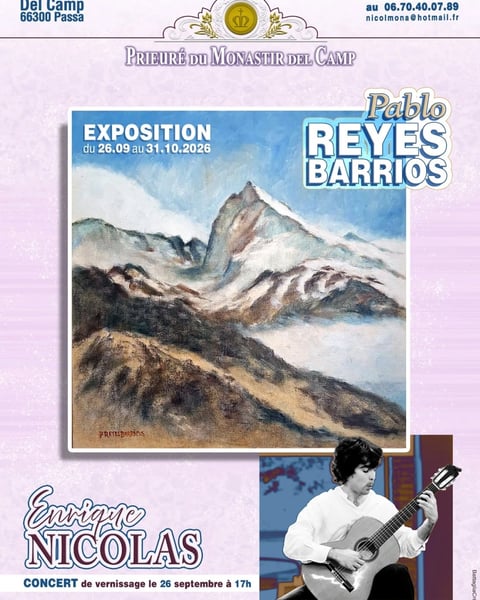 Monastir del Camp - Exposition Pablo Reyes Barrios