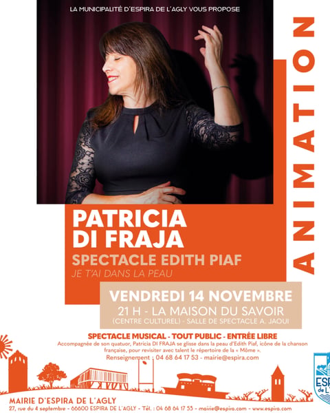 Théâtre hommage à Edith Piaf « Je t'ai dans la peau »