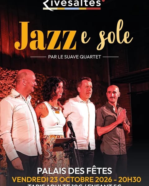 SUAVE 4tet en concert au Palais des Fêtes de Rivesaltes